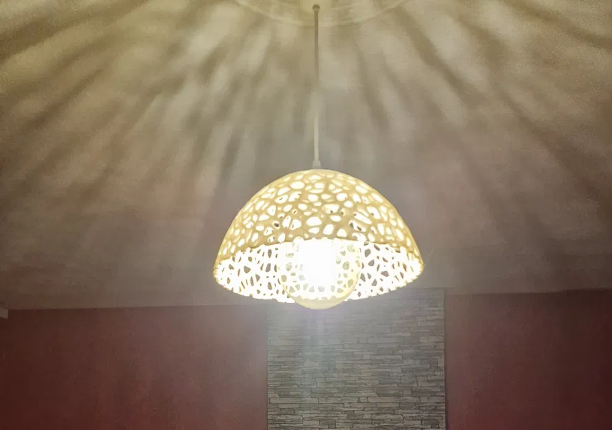 Chụp Đèn Abat Jour Voronoï Độc Đáo - Image 2