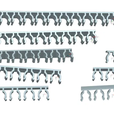 Kẹp Giữ Bút Lông, Bút Phấn, Có 8 Kích Cỡ