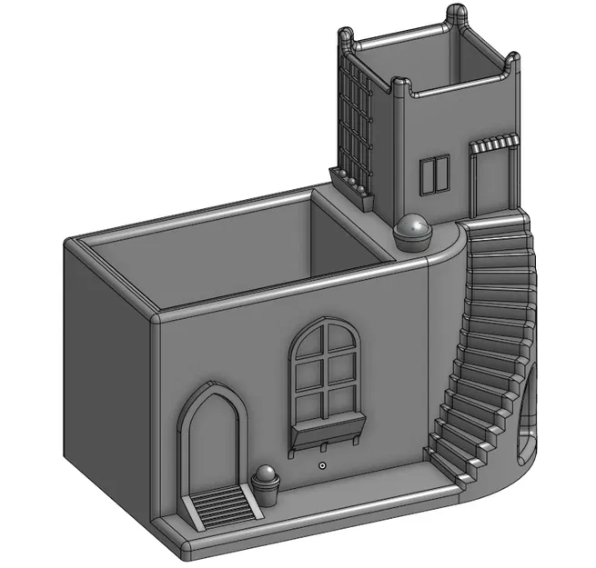 Mini house succulent planter - Image 1