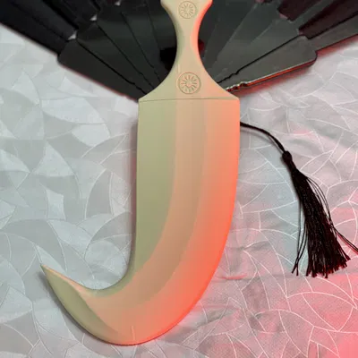 Dao Găm Jambiya Truyền Thống Có Bao Da - Thiết Kế Mỏng