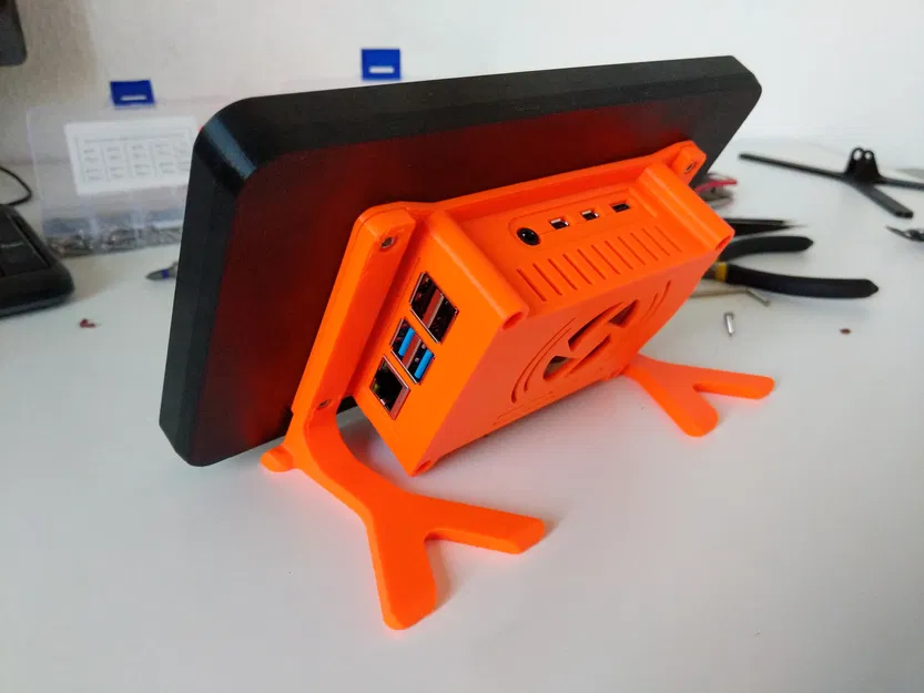 Vỏ màn hình cảm ứng 7" cho Raspberry Pi 4 + quạt bên trong - Image 4