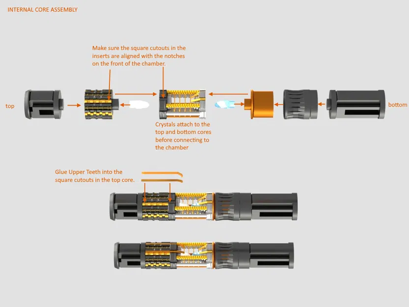 Mô hình thanh kiếm ánh sáng Anakin Skywalker hé lộ khoang crystal - Star Wars - Image 13