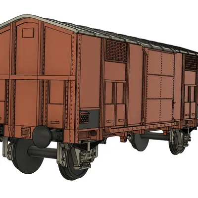 FS toa xe chở hàng loại F / Ghkkms - Khổ ray 1 - Khổ ray 1 - Khổ ray 1 - 1:32