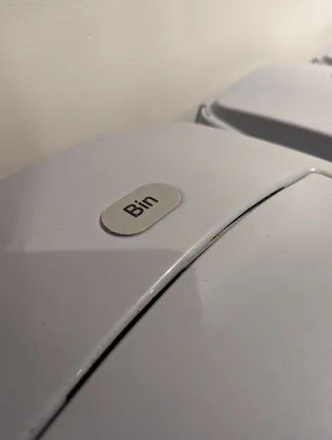 Labels for Addis 40L eco grey bin - Image 1