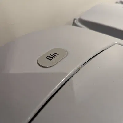 Labels for Addis 40L eco grey bin