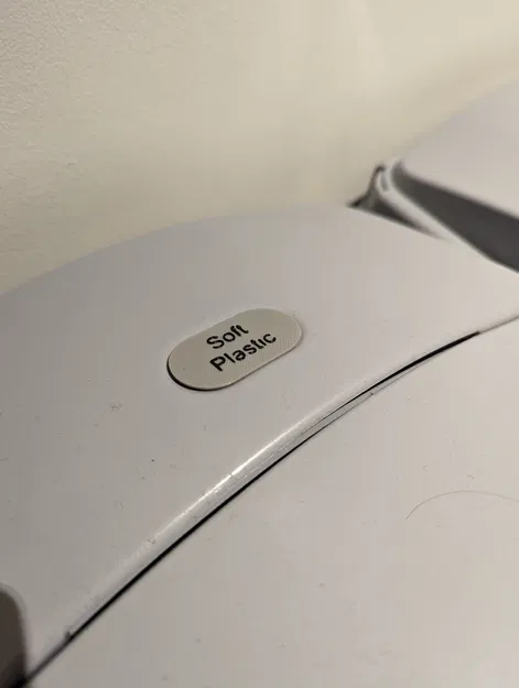 Labels for Addis 40L eco grey bin - Image 3