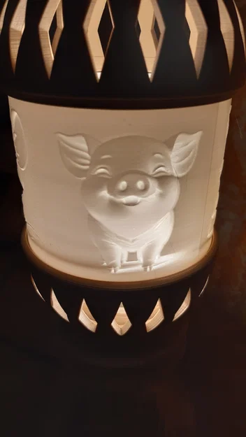 Đèn Dân Tộc In 3D Với Lithophane Hình Thú Cưng - Image 2