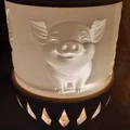 Đèn Dân Tộc In 3D Với Lithophane Hình Thú Cưng - Thumbnail 2