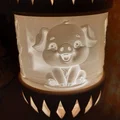 Đèn Dân Tộc In 3D Với Lithophane Hình Thú Cưng - Thumbnail 3