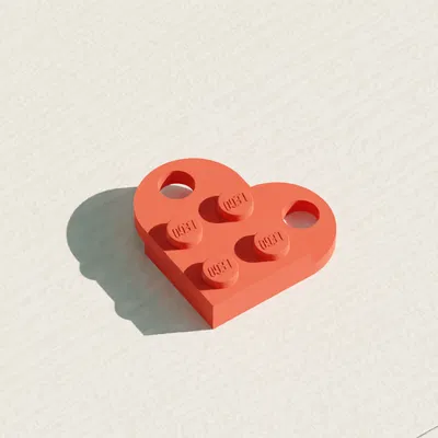 LEGO Trái Tim - Móc Khóa/Dây Chuyền