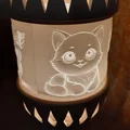 Đèn Dân Tộc In 3D Với Lithophane Hình Thú Cưng - Thumbnail 6