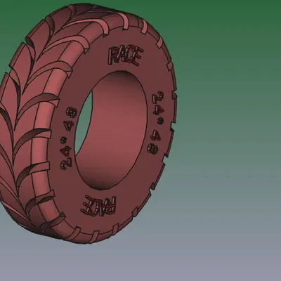 Lốp L-RACE 24 x 43 Dùng Được Cho Lego