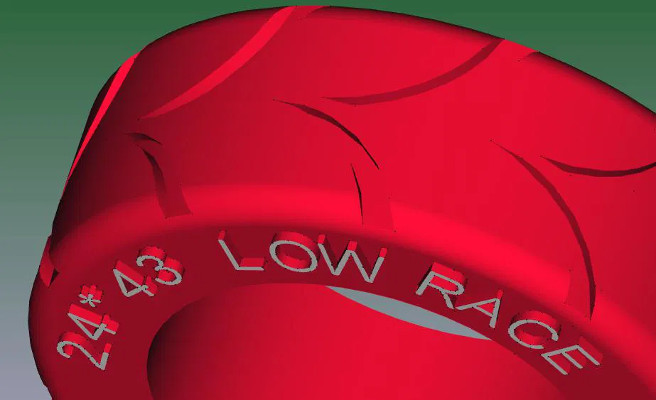 Lốp LOW-RACE 24 x 43 Tương Thích Lego - Image 1