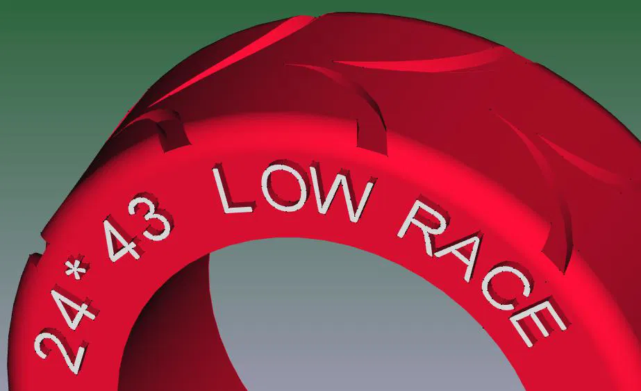 Lốp LOW-RACE 24 x 43 Tương Thích Lego - Image 2