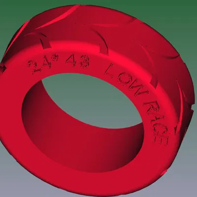 Lốp LOW-RACE 24 x 43 Tương Thích Lego