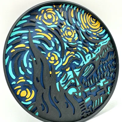 TÁC PHẨM NGHỆ THUẬT "THE STARRY NIGHT" CỦA VINCENT VAN GOGH