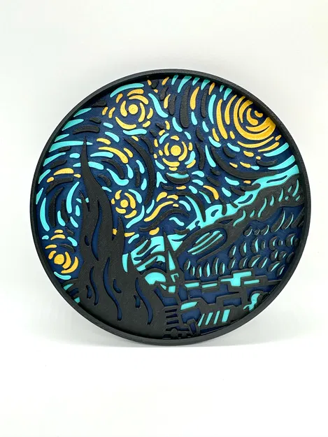 TÁC PHẨM NGHỆ THUẬT "THE STARRY NIGHT" CỦA VINCENT VAN GOGH - Image 2