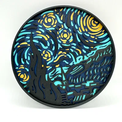 TÁC PHẨM NGHỆ THUẬT "THE STARRY NIGHT" CỦA VINCENT VAN GOGH