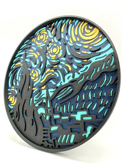 TÁC PHẨM NGHỆ THUẬT "THE STARRY NIGHT" CỦA VINCENT VAN GOGH - Image 4