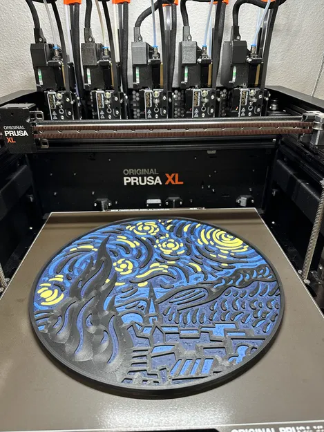 Van Gogh's Starry Night for Prusa XL - Image 2