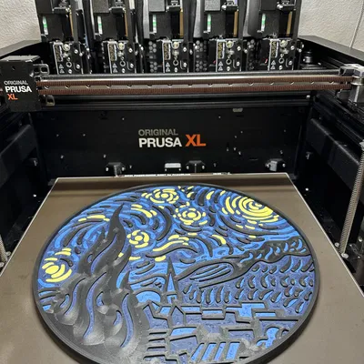 Van Gogh's Starry Night for Prusa XL