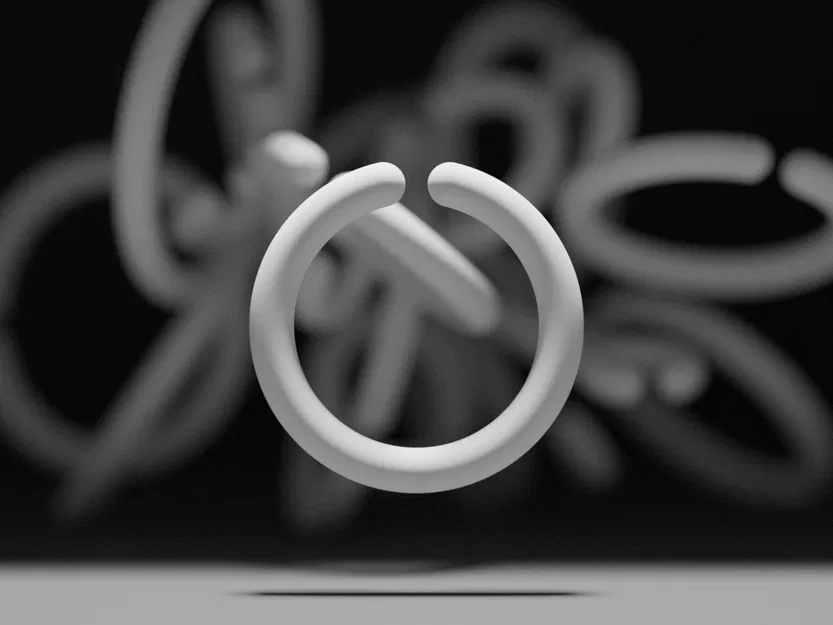 Fursuit nosering and earring (multiple sizes) - Image 1