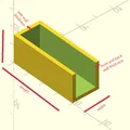 Simple half-open parametric holder for Ikea Metod (Maximera) inner drawers - Thumbnail 4