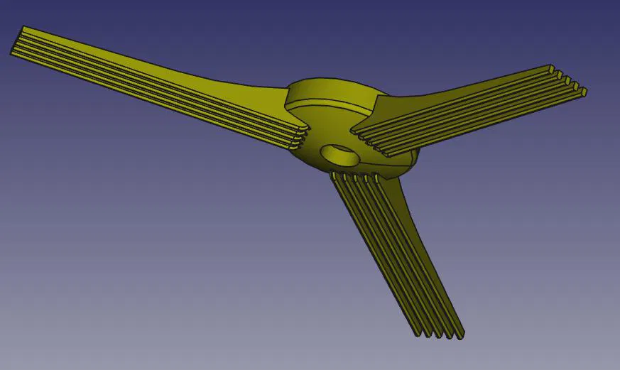 Chổi Thay Thế Robot Hút Bụi Profimaster V1 Không Cần Support - Image 1