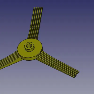 Chổi Thay Thế Robot Hút Bụi Profimaster V1 Không Cần Support