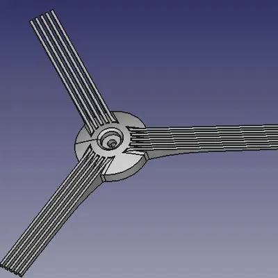 Chổi Thay Thế Robot Hút Bụi Profimaster V1 Không Cần Support