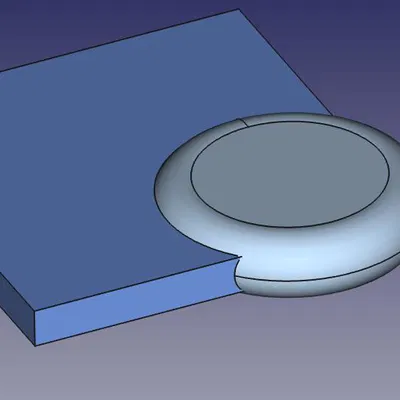 Chân Đế Góc Bảo Vệ Kính 8mm V2