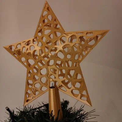 Ngôi Sao Giáng Sinh Kiểu Voronoi