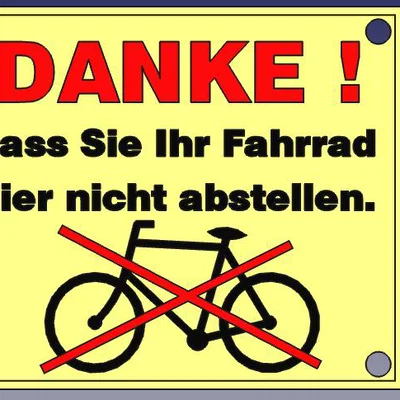 DANKE-das-Sie-Ihr-Fahrrad-hier-nicht-abstellen (Cảm ơn vì đã không đậu xe đạp ở đây)