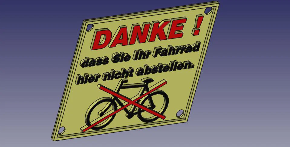 DANKE-das-Sie-Ihr-Fahrrad-hier-nicht-abstellen (Cảm ơn vì đã không đậu xe đạp ở đây) - Image 4