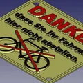 DANKE-das-Sie-Ihr-Fahrrad-hier-nicht-abstellen (Cảm ơn vì đã không đậu xe đạp ở đây) - Thumbnail 5