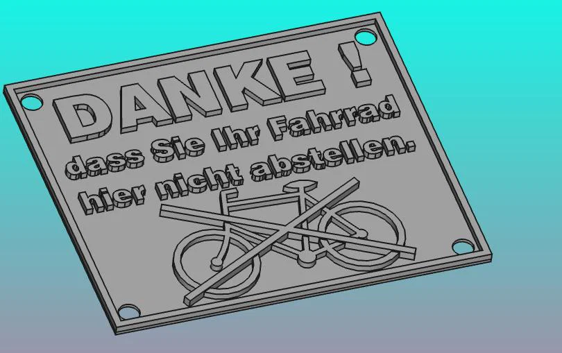 DANKE-das-Sie-Ihr-Fahrrad-hier-nicht-abstellen (Cảm ơn vì đã không đậu xe đạp ở đây) - Image 6