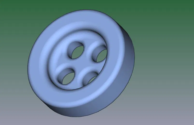 Kurzwaren 02 - Cúc áo 4 lỗ - Image 1