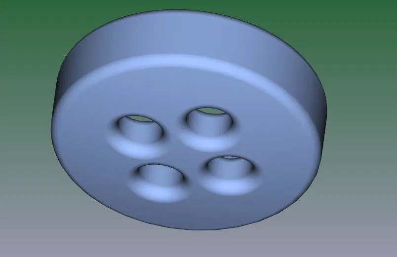 Kurzwaren 02 - Cúc áo 4 lỗ - Image 3