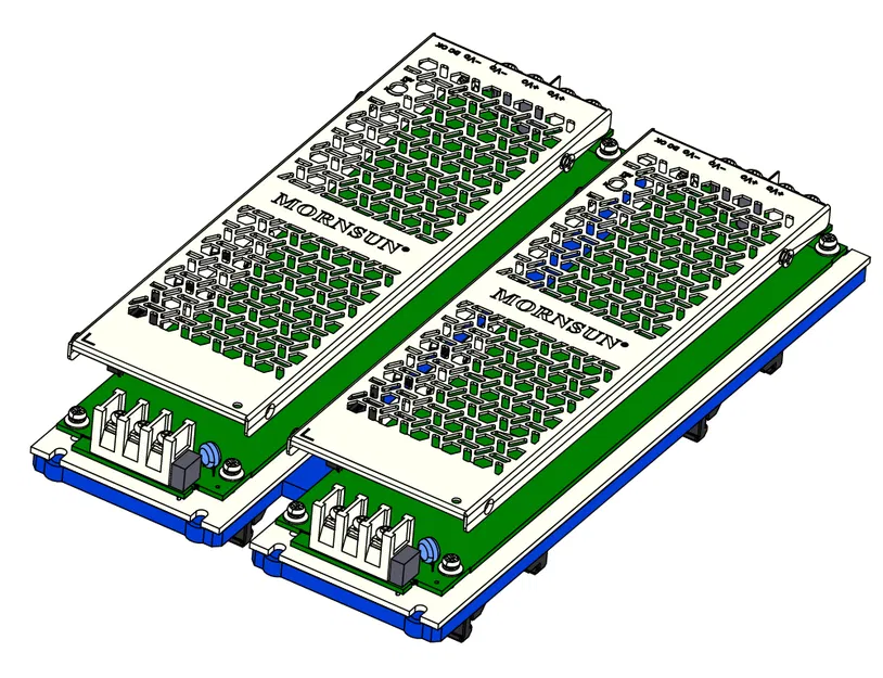 Nguồn MORNSUN LMF350-23B24UH/LMF350-23B48UH Gắn DIN Ray Đơn/Kép - Image 1