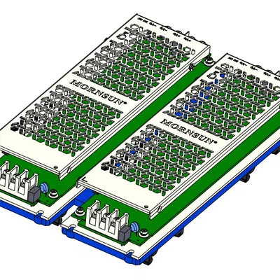Nguồn MORNSUN LMF350-23B24UH/LMF350-23B48UH Gắn DIN Ray Đơn/Kép