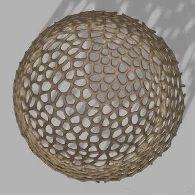 Tô trái cây kiểu Voronoi