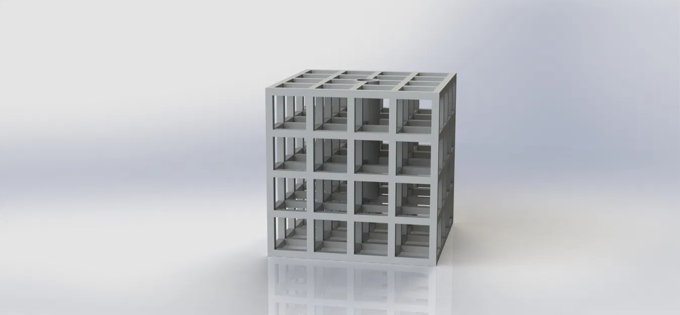 Kệ Đựng Bút Hình Khối Trừu Tượng - Image 3