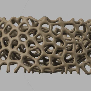 Tô trái cây kiểu Voronoi