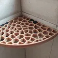Kệ góc nhà tắm kiểu Voronoi - Thumbnail 3