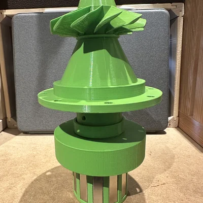 Cánh quạt Kaplan cho máng xối