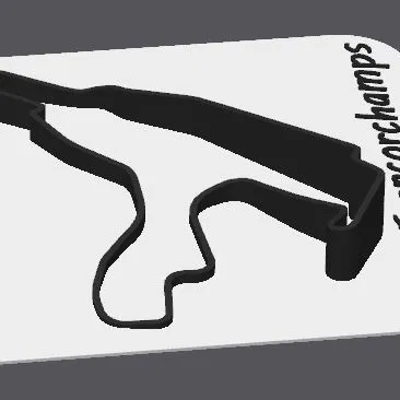 Mạch Spa Francorchamps in 3D