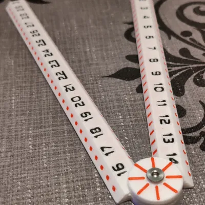 Thước Gấp 30cm Kèm Goniometer Mini