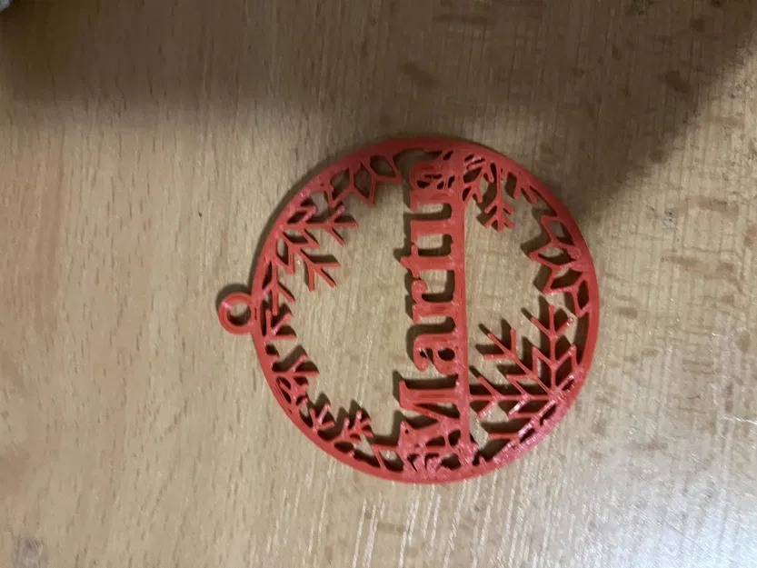 Baňka-Flask Trang Trí Giáng Sinh Theo Tên - Image 2