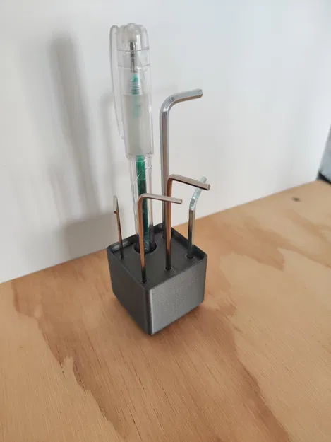 Giá Đỡ Lục Giác + Bút cho Gridfinity - Image 1