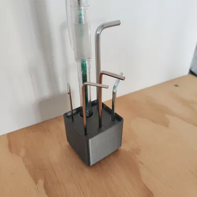 Giá Đỡ Lục Giác + Bút cho Gridfinity